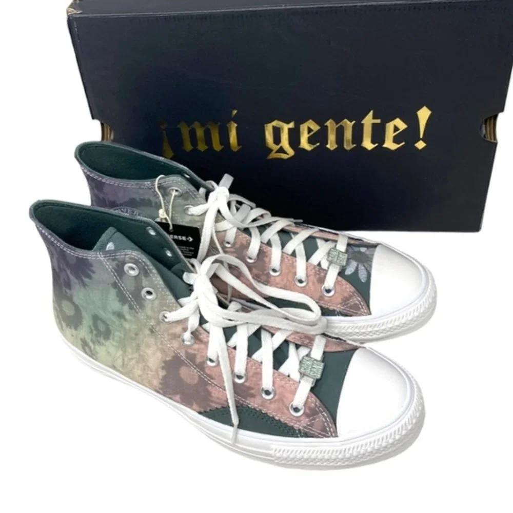 Converse Chuck Taylor High Skate Sneaker Vintage Green Canvas Men's Shoe A07147C